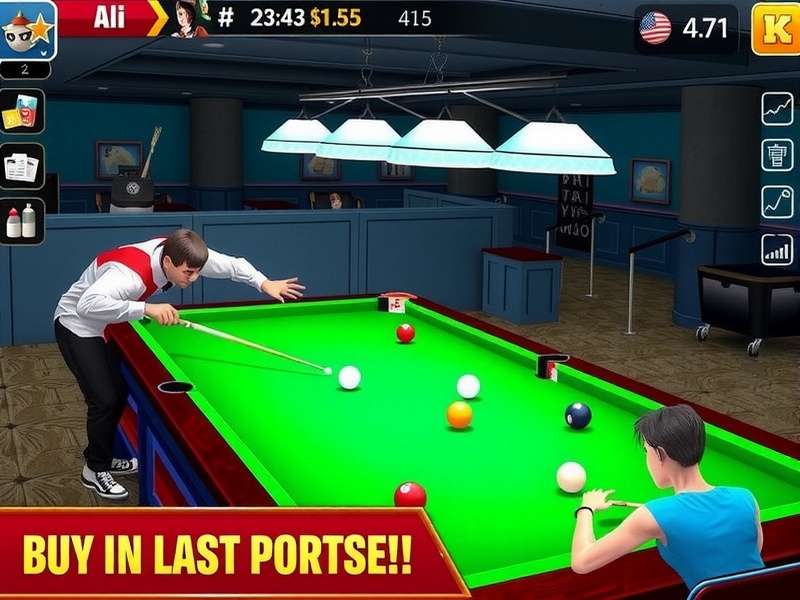 Billiards City Stars Gameplay Screenshot